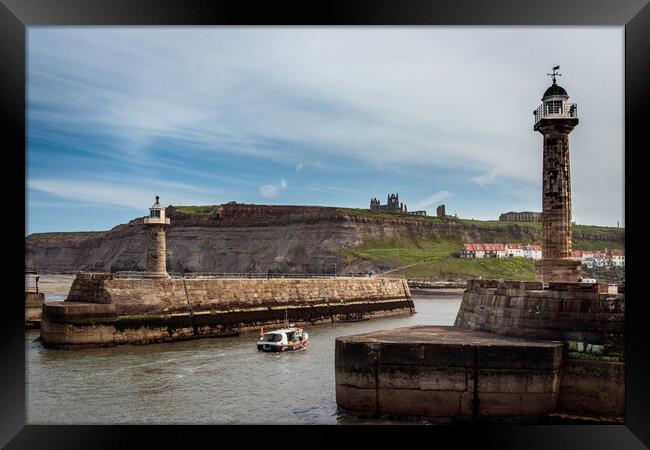 Majestic Whitby Harbour Framed Print by Wendy Williams CPAGB