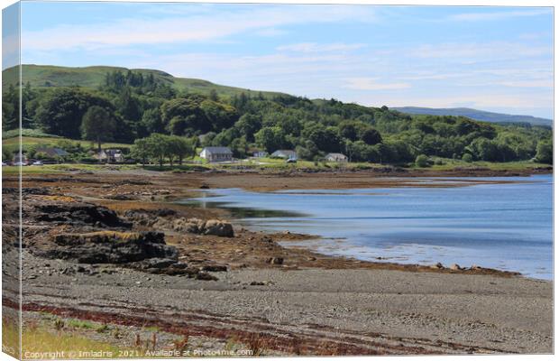 Pennyghael and Loch Scridain, Isle of Mull Canvas Print by Imladris 