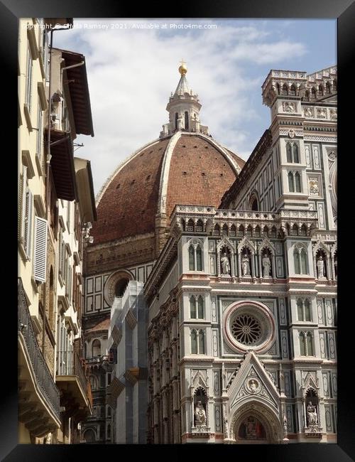 The Duomo Florence Italy Framed Print by Sheila Ramsey