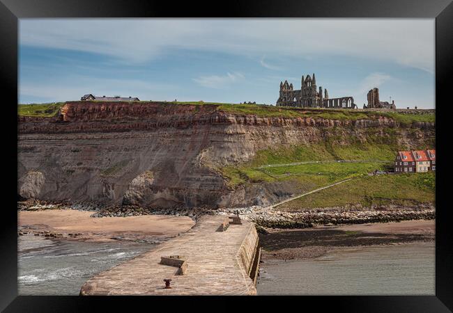 Majestic Whitby Harbour Framed Print by Wendy Williams CPAGB