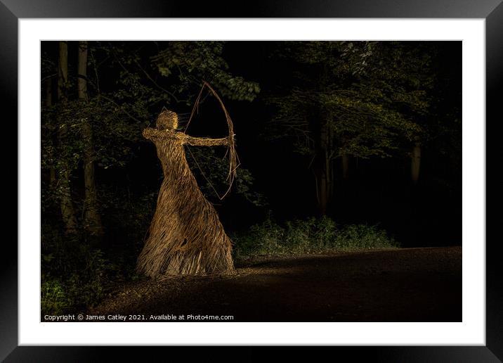 The Huntress Skipton Framed Mounted Print by James Catley