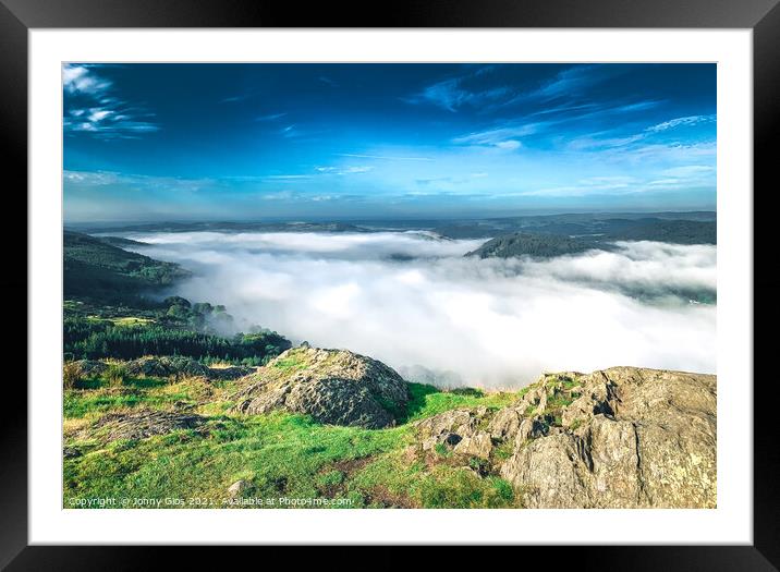Cloud Inversion over Lake Windermere Framed Mounted Print by Jonny Gios