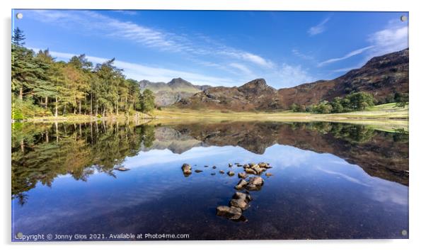 Early Morning at Blea Tarn  Acrylic by Jonny Gios