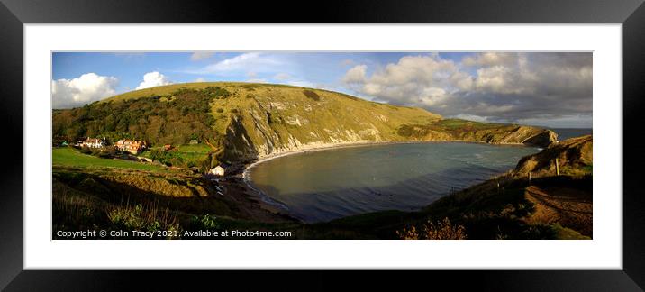 Lulworth Cove, Dorset, UK Framed Mounted Print by Colin Tracy