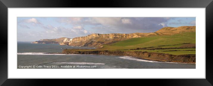 Kimmeridge Bay and the Dorset Coast  Framed Mounted Print by Colin Tracy