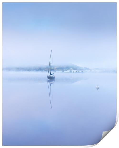 Lake Windermere Misty Morning Print by Phil Durkin DPAGB BPE4