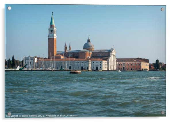 Church San Giorgio Maggiore,  Venice, Italy Acrylic by Dave Collins