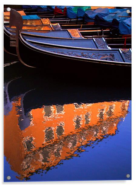 Reflections of Venice Acrylic by Abdul Kadir Audah