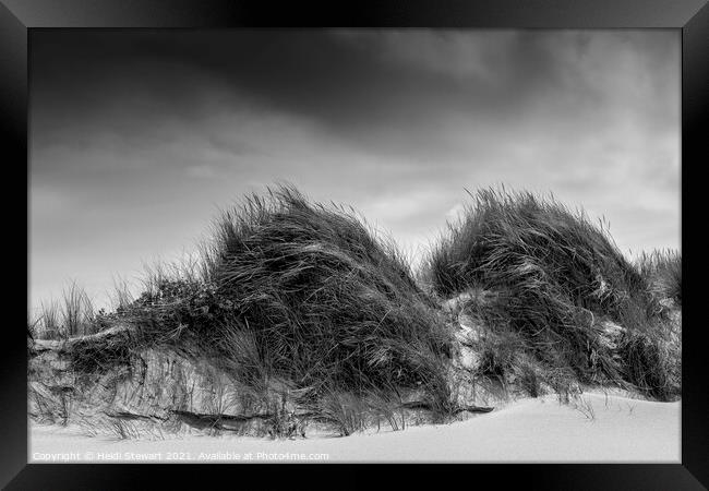 Sand Dunes at Kenfig National Nature Reserve in So Framed Print by Heidi Stewart