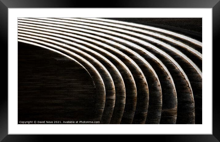 Abstract  Framed Mounted Print by David Neve