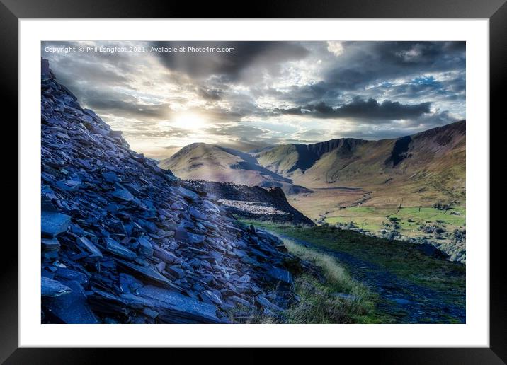 Sunrise over Snowdonia  Framed Mounted Print by Phil Longfoot