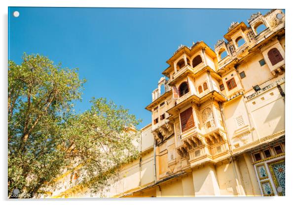 City Palace in Udaipur Acrylic by Sanga Park