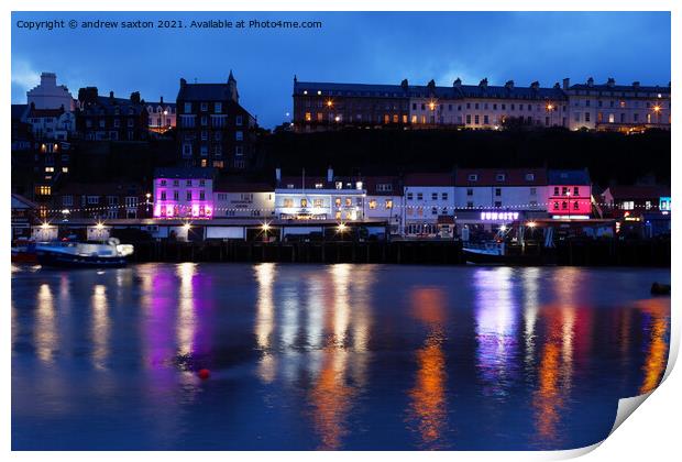 WHITBY COLOUR Print by andrew saxton