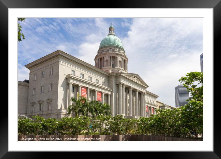 The SIngapore National Art Gallery, Framed Mounted Print by Kevin Hellon