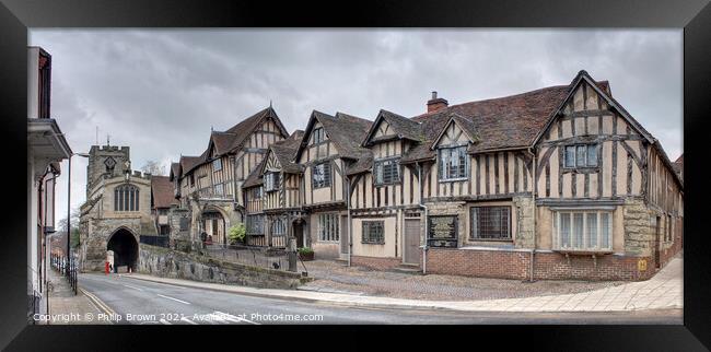 The Old Hospital, Lord Leycester Hospital, Warwick Framed Print by Philip Brown