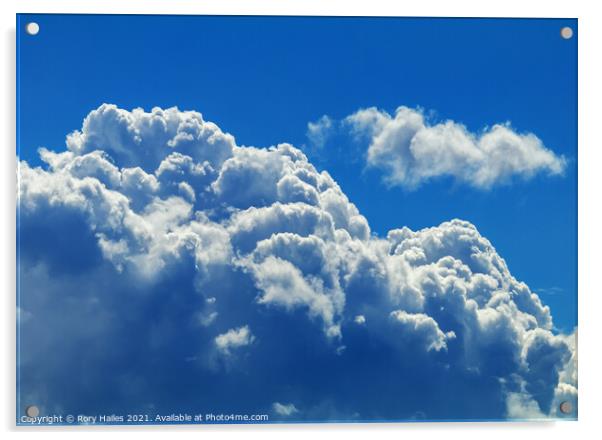 Fluffy cumulus cloud Acrylic by Rory Hailes