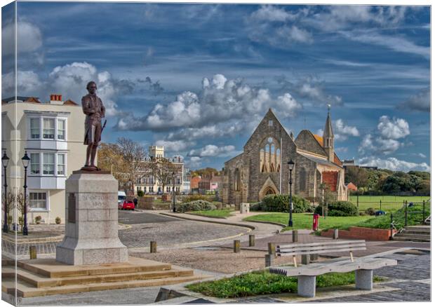 Royal Garrison Church _ Old Portsmouth Canvas Print by Dave Williams