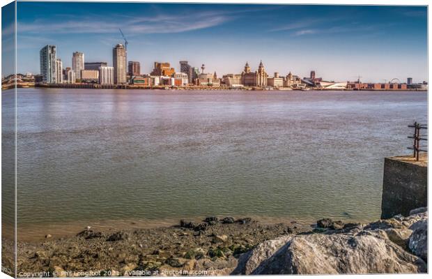 Liverpool Famous Waterfront  Canvas Print by Phil Longfoot