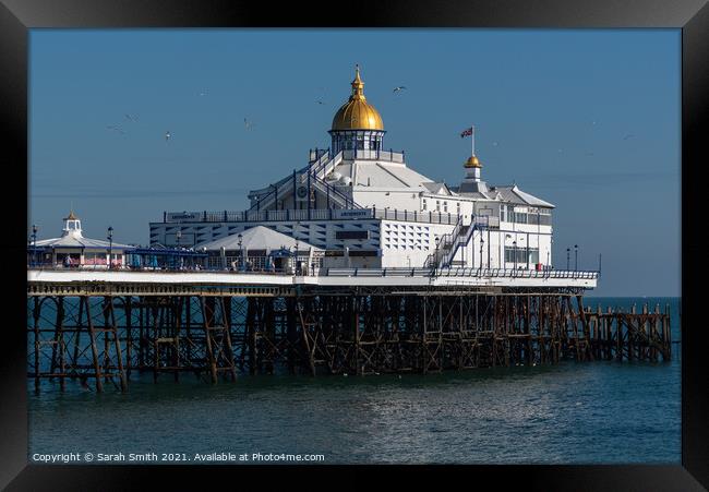 Eastbourne Pier Theatre  Framed Print by Sarah Smith