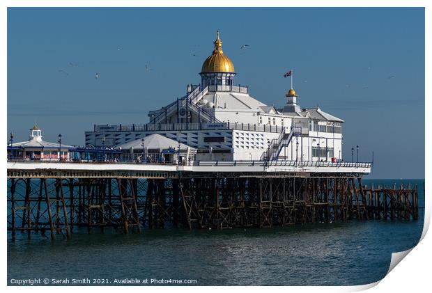Eastbourne Pier Theatre  Print by Sarah Smith