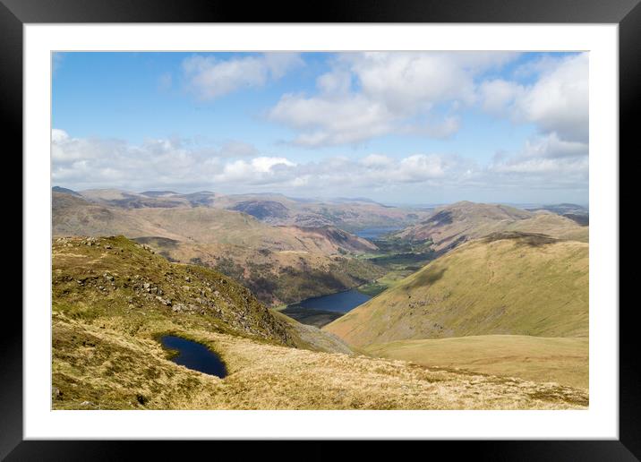 Ullswater valley Framed Mounted Print by Gary Finnigan