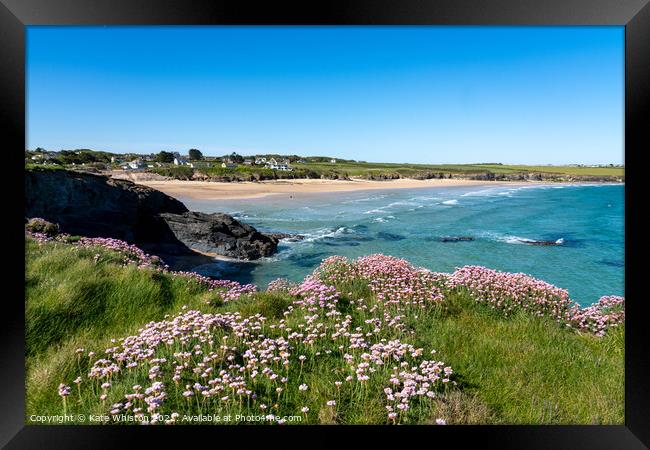 Harlyn Bay Framed Print by Kate Whiston