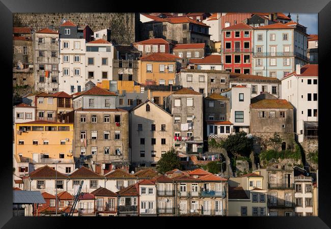 Houses of Porto in Portugal Framed Print by Artur Bogacki