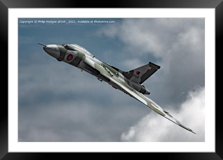 Avro Vulcan XH558 (3) Framed Mounted Print by Philip Hodges aFIAP ,