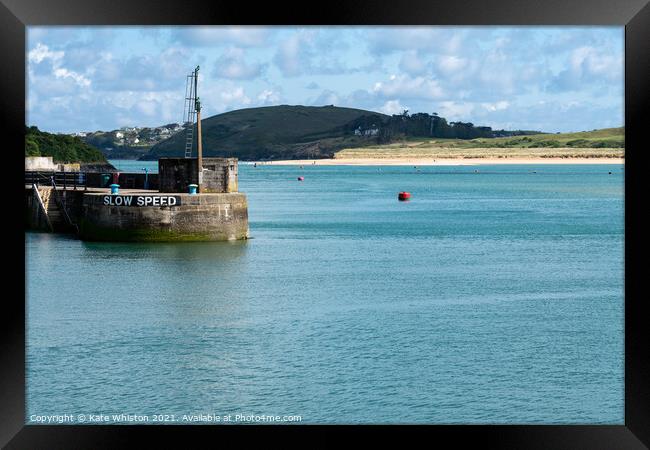Padstow's Outer Quay Framed Print by Kate Whiston