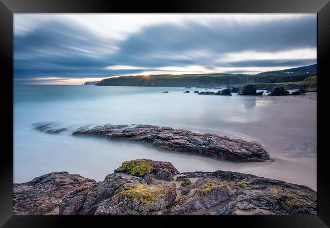 Sunrise at Sango Sands Framed Print by James Catley