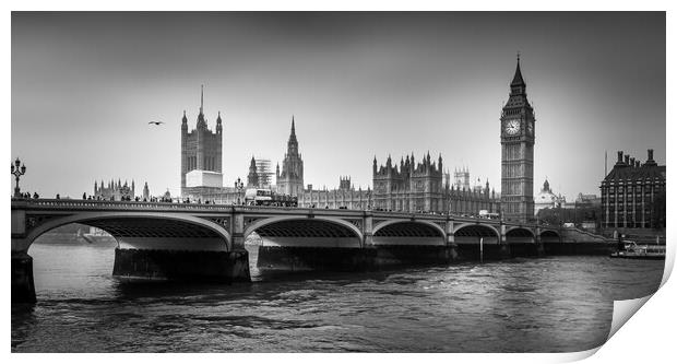 Westminster bridge Print by chris smith