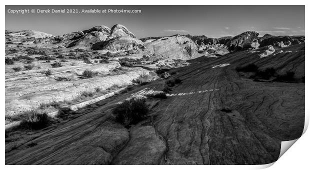 Valley Of Fire Print by Derek Daniel