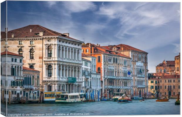 Historic Venice Canvas Print by Viv Thompson