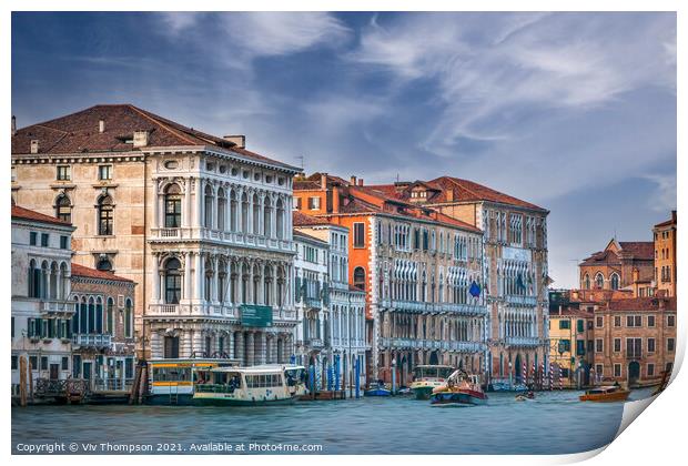 Historic Venice Print by Viv Thompson
