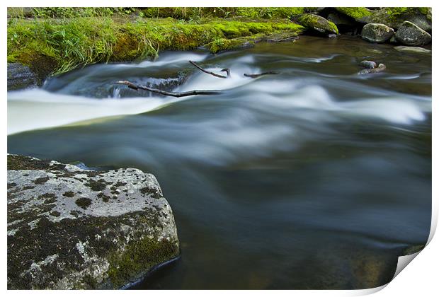 misty river Print by Northeast Images