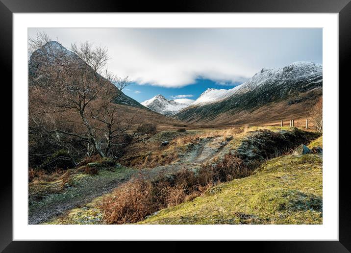 The Mine in Glen Sannox Framed Mounted Print by David Brookens