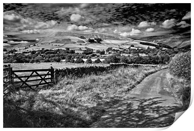 Road to Edale  Print by Darren Galpin