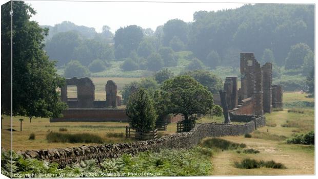 Bradgate House in the summer  Canvas Print by Liann Whorwood