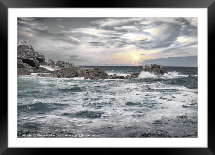 Serenity of St Agnes Framed Mounted Print by Simon Marlow