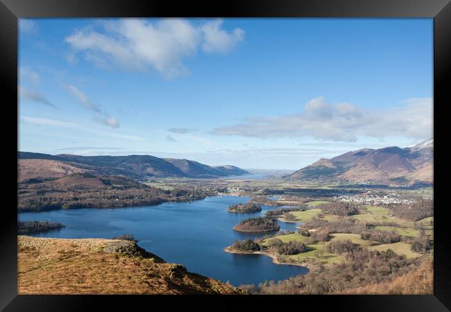 Derwent water Framed Print by Gary Finnigan