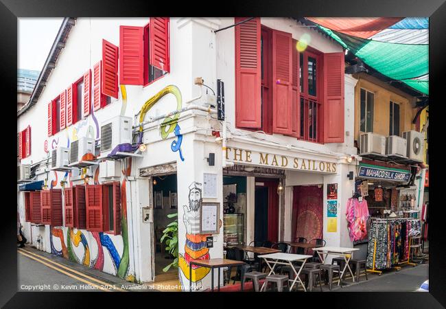 The Mad Sailors bar Framed Print by Kevin Hellon