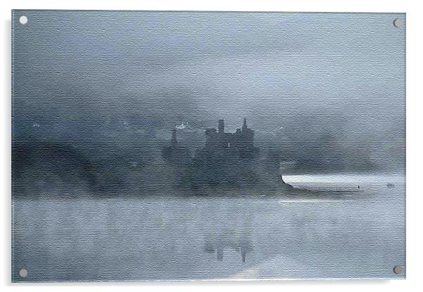Kilchurn Castle Acrylic by Gilbert Hurree