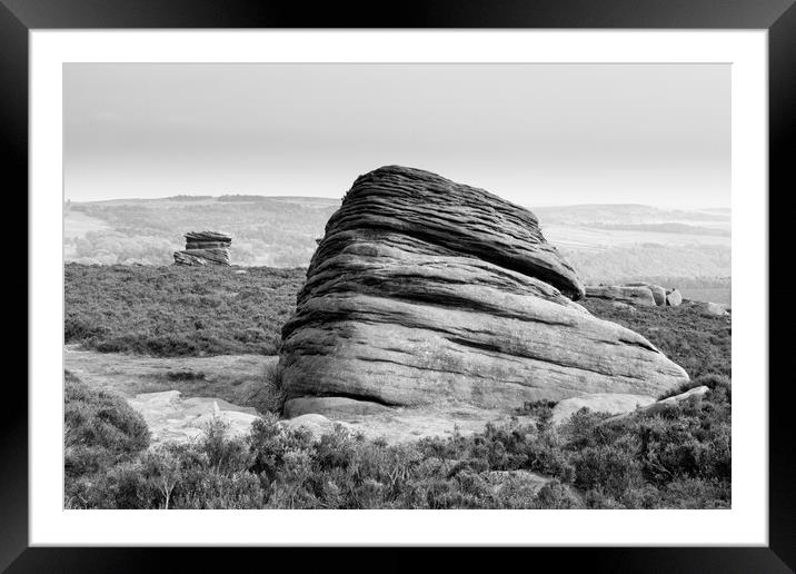 Stanage Edge Framed Mounted Print by Gary Finnigan