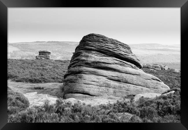 Stanage Edge Framed Print by Gary Finnigan