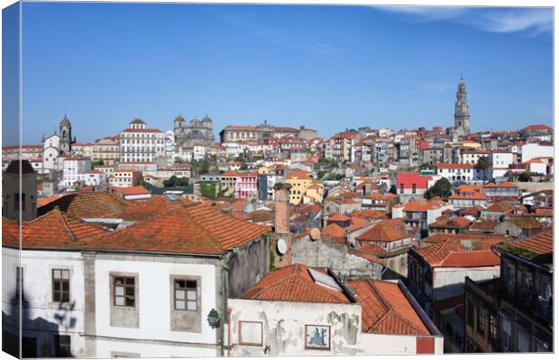 Cityscape of Porto in Portugal Canvas Print by Artur Bogacki
