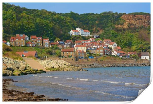 Runswick Bay Print by sue jenkins