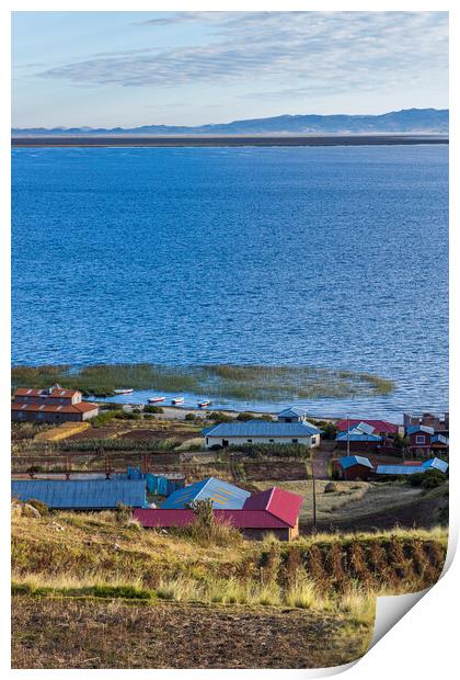 Lake Titicaca, Peru Print by Phil Crean