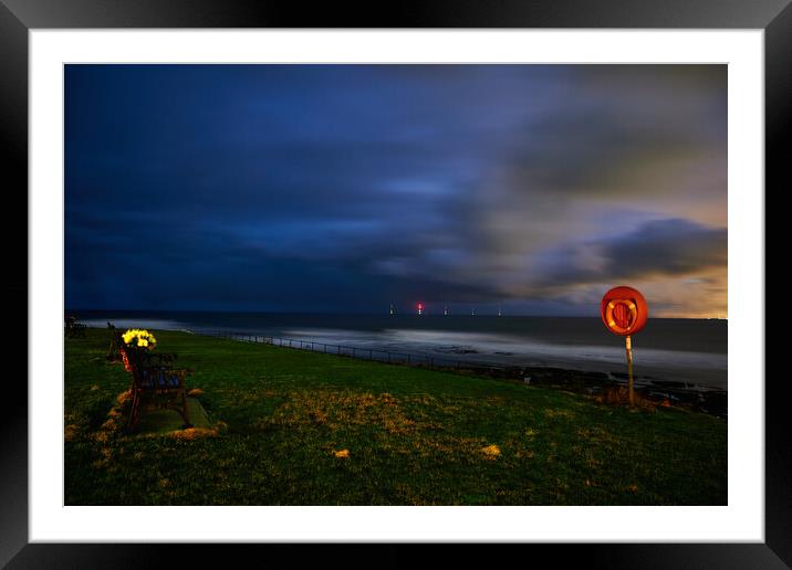 Church Point Newbiggin by the Sea Framed Mounted Print by John Ellis