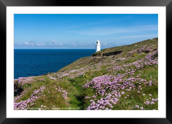 Spring At Trevose Head Framed Mounted Print by Kate Whiston