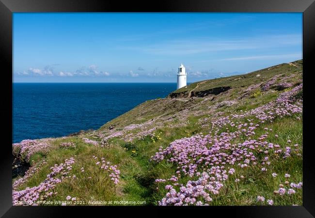 Spring At Trevose Head Framed Print by Kate Whiston
